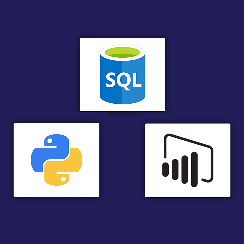 SQL +  PYTHON + POWER BI